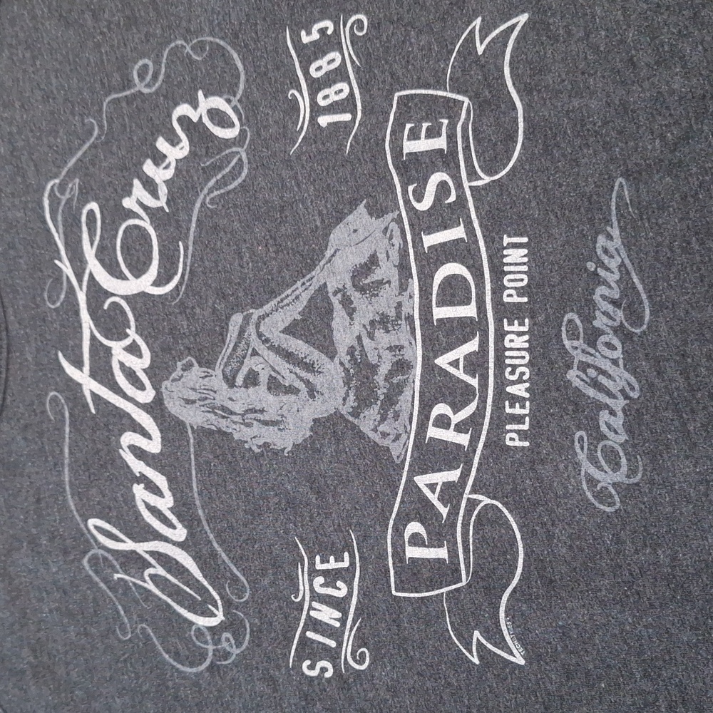 Santa Cruz California Paradise Pleasure Point Mermaid Graphic Tank Top S - Picture 3 of 5
